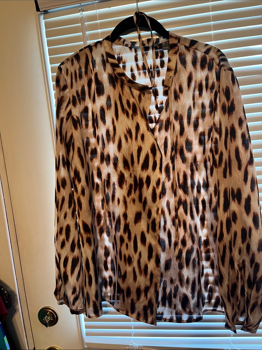 Lisa Rinna leopard top